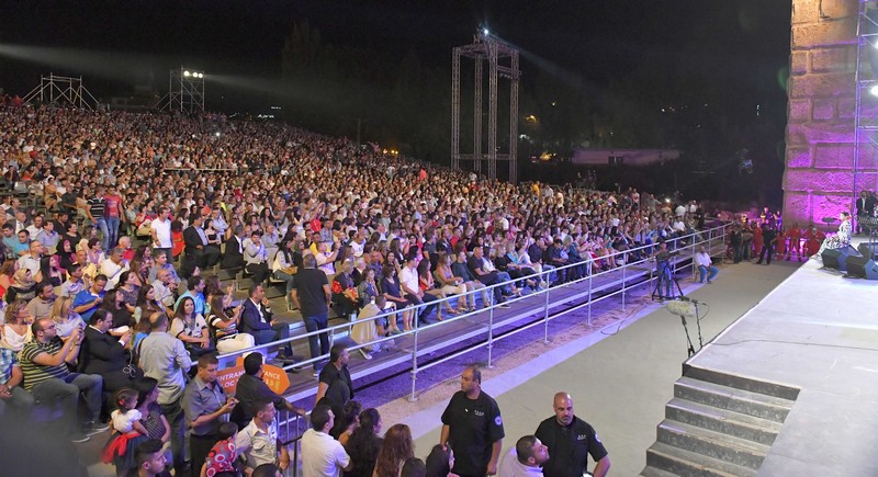 Sherine Abdel Wahab at Baalbeck Festival